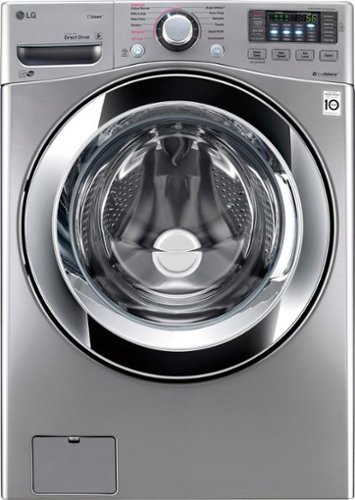  LG - 4.5 Cu. Ft. 12-Cycle Front-Loading Washer - Graphite Steel