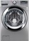 LG - 4.5 Cu. Ft. 12-Cycle Front-Loading Washer - Graphite Steel-Front_Standard