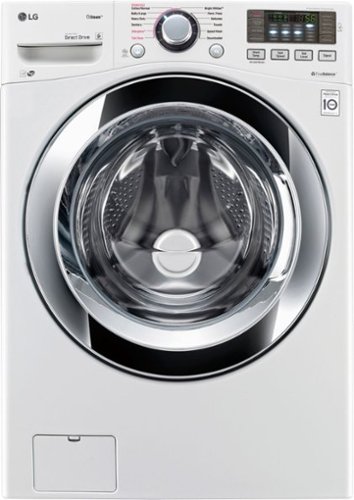  LG - 4.5 Cu. Ft. 12-Cycle Front-Loading Washer with Steam - White