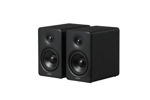 Edifier - M90 Active Bookshelf Speakers, Computer Speakers - Bluetooth and Optical Input - 2.0 Speaker (Pair) - Black