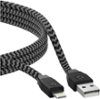 Nomad - Apple MFi Certified 4.9' Lightning USB Charging Cable - Black-Front_Standard