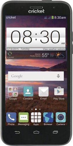  Cricket Wireless - ZTE Fanfare 4G LTE with 4GB Memory Prepaid Cell Phone (Cricket)