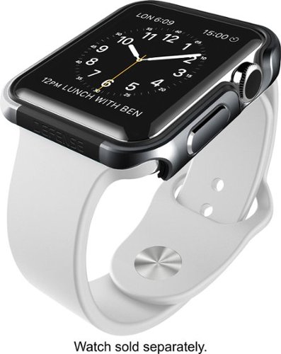  X-Doria - Defense Edge Case for 38mm Apple Watch™ - Charcoal