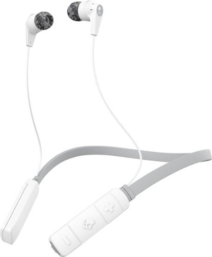  Skullcandy - INK'D Wireless In-Ear Headphones - Gray/White