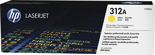 HP - 312A Toner Cartridge - Yellow-Front_Standard 