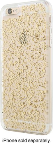  kate spade new york - Clear Glitter Case for Apple iPhone 6 Plus and 6s Plus - Glitter gold