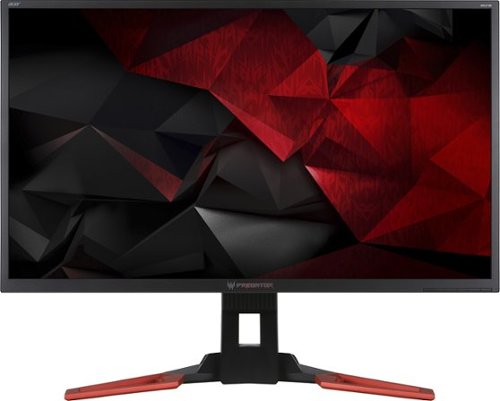  Acer - Predator XB1 32&quot; IPS LED 4K UHD GSync Monitor - Black with Red Accents