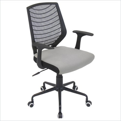  Lumisource Network Office Chair in and Silver - Black