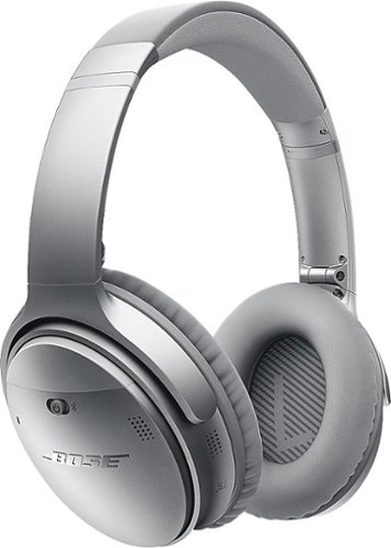  Bose - QuietComfort 35 Wireless Noise Cancelling Headphones - Silver