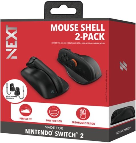 NEXT Mouse Shell 2-Pack for Nintendo Switch 2 - Black HOW TO BUY