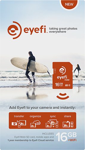  Eye-Fi - Mobi 16GB SDHC Memory Card