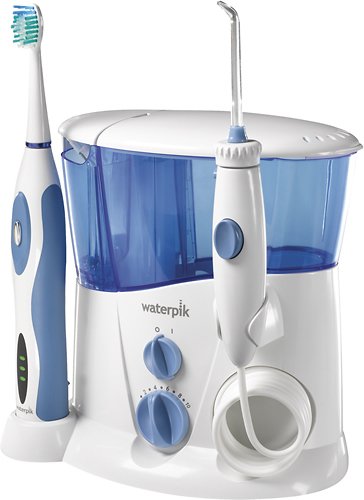  Waterpik - Complete Care Sensonic Professional Plus Toothbrush and Water Flosser - White/Blue