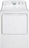 GE - 7.2 Cu. Ft. Electric Dryer - White-Front_Standard