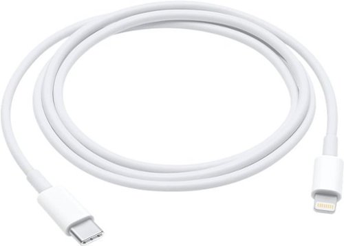 Apple - 2 m USB Type C-to-Lightning Charging Cable - White