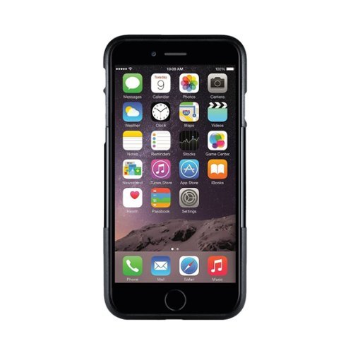 SaharaCase - Case with Glass Screen Protector for Apple® iPhone® 6 Plus and 6s Plus - Gray/Black-Front_Standard 