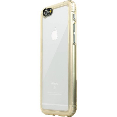 SaharaCase - Clear Case with Glass Screen Protector for Apple® iPhone® 6 and 6s - Gold-Front_Standard 