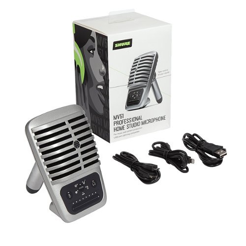 Shure MV51-DIG  USB Condenser Microphone WORLDWIDE DELIVERY