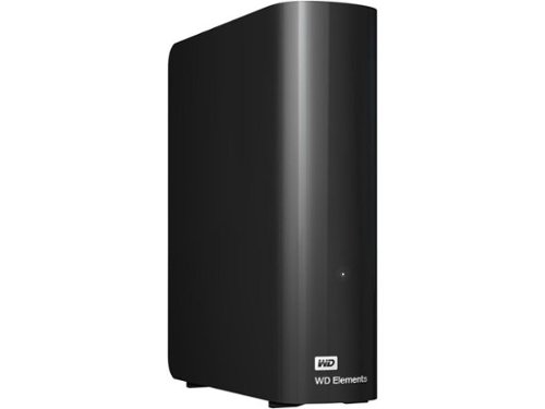 Western Digital - WD Elements 8TB USB 3.0 Desktop External Hard Drive WDBWLG0080HBK-NESN - Black-Front_Standard 