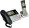 VTech - CS6949 DECT 6.0 Expandable Cordless Phone System with Digital Answering System - Black; Silver-Angle_Standard 