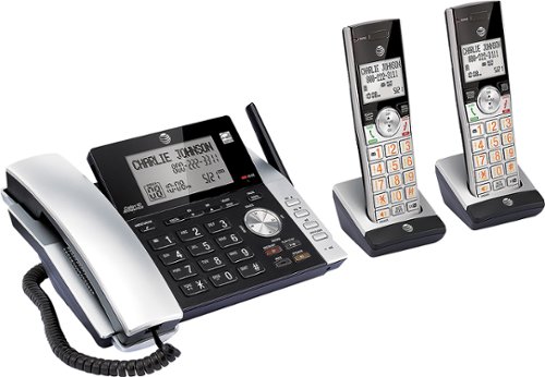  AT&amp;T - CL84215 DECT 6.0 Expandable Cordless Phone System with Digital Answering System