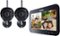 Lorex - 4-Channel, 2-Camera Indoor/Outdoor Wireless Security System - Black-Front_Standard