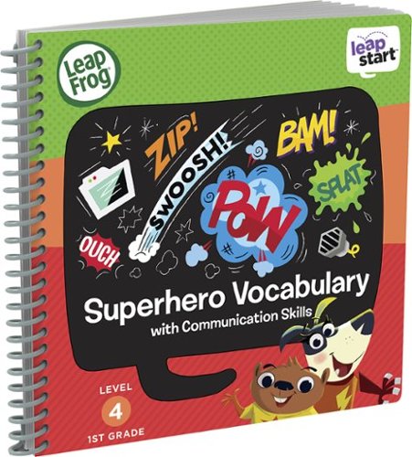  LeapFrog - LeapStart 1st Grade Activity Book: Superhero Vocabulary and Communication Skills