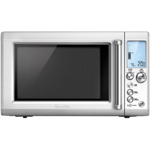  Breville - the Quick Touch 1.2 Cu. Ft. Mid-Size Microwave with Smart Settings - Stainless steel