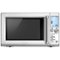 Breville - the Quick Touch 1.2 Cu. Ft. Mid-Size Microwave with Smart Settings - Stainless Steel-Front_Standard