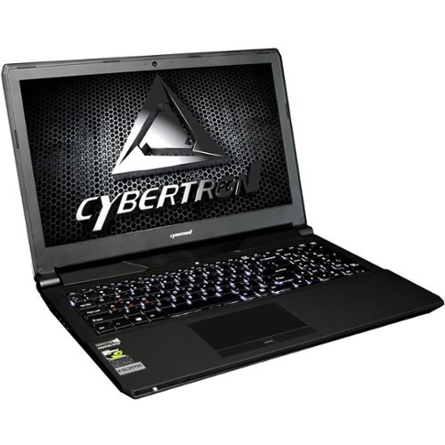CybertronPC - Tesseract 15.6" Laptop - Intel Core i7 - 8GB Memory - 1TB Hard Drive - Black-Front_Standard 
