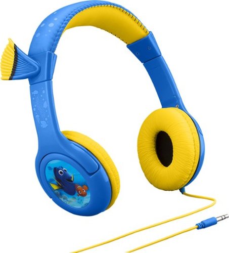  eKids - FINDING DORY On-Ear Headphones - Yellow/Blue