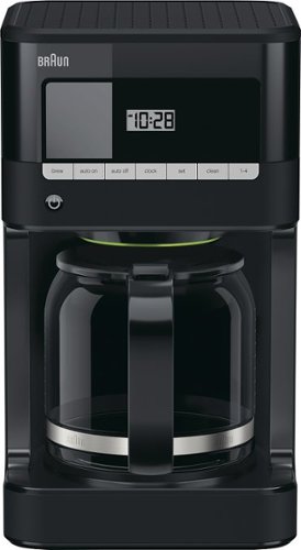 Braun - BrewSense 12-Cup Coffee Maker - Black