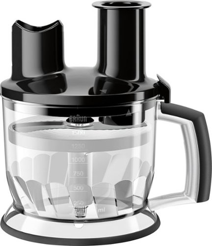 Braun - MQ 70 All-in-one food processor attachment - Premium black-Angle_Standard 