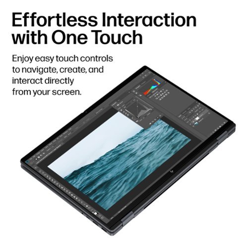 HP OmniBook X Flip 2-in-1 - 16 3K OLED Touchscreen Laptop - Intel Core Ultra 9 (2026) - 32GB Memory - 1TB SSD - Copilot+ - Eclipse Gray BUY IN UAE