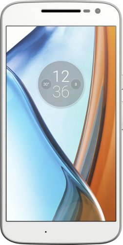  Motorola - Moto G (4th Generation) 4G LTE with 16GB Memory Cell Phone (Unlocked) - White