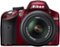 Nikon - D3200 DSLR Camera with 18-55mm VR Lens - Red-Front_Standard