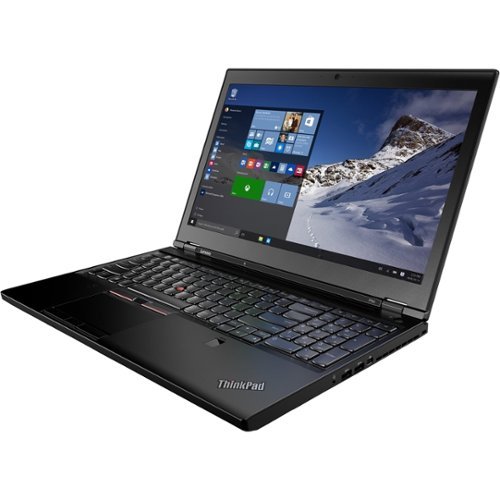 Lenovo - ThinkPad P50 15.6&quot; Laptop - Intel Core i7 - 8GB Memory - NVIDIA Quadro M1000M - 500GB Hard Drive - Black