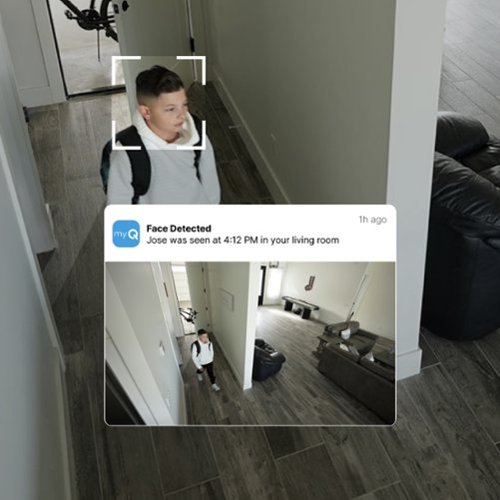 CHAMBERLAIN MYQ SMART INDOOR HOME SECURITY CAMERA - WHITE BUY ONLINE