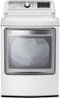 LG - 7.3 Cu. Ft. 14-Cycle Gas Dryer with Steam-Front_Standard
