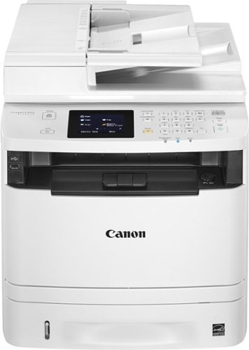  Canon - ImageCLASS MF414dw Wireless Black-and-White All-In-One Laser Printer - White