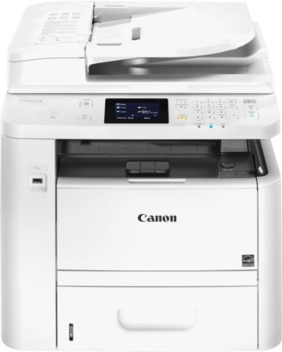  Canon - ImageCLASS D1550 Wireless Black-and-White All-In-One Laser Printer - White