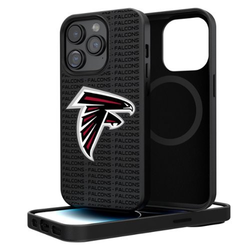 Keyscaper - NFL - Atlanta Falcons Primary Logo iPhone Magnetic Bump Case - 16 Pro Max - Black-Front_Standard 