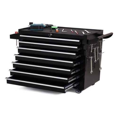 Boyel Living 7 Drawer Folding Tool Storage Cabinet with Removable