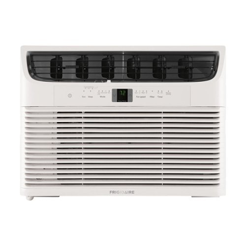 Frigidaire - 115V 12,000 BTU 550 Sq. Ft. Smart Window Air Conditioner - White