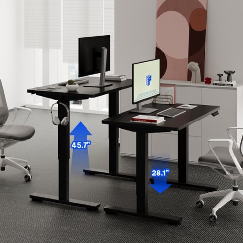 FlexiSpot E2 42''W Electric Adjustable Standing Desk Chipboard