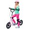 Homcom - Kick Scooter for Kids 5-12 Years Old, Big Wheel Kids Scooter with Adjustable Height Handlebar, 12" EVA Tyres - Pink-Front_Standard