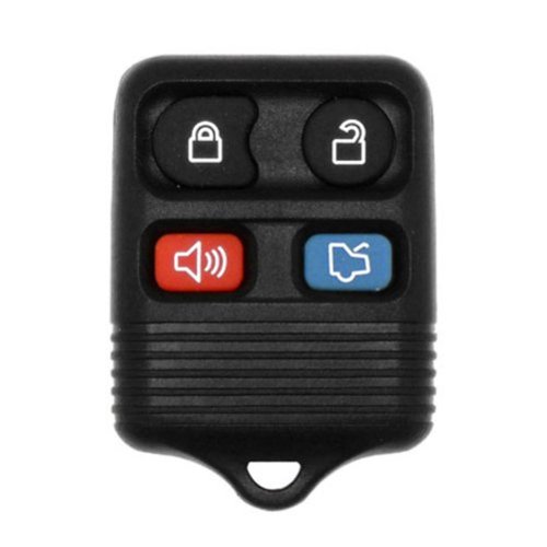 Car Keys Express - Ford Keyless Entry Remote - 4 Buttons (Lock, Unlock, Trunk, and Panic) - Black