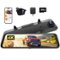 WOLFBOX - 4K Rear View Mirror Dash Cam, ADAS, BSD, 5.8GHz WiFi, Free 64GB Card, GPS, G-Sensor, WDR, HDR - Black-Front_Standard