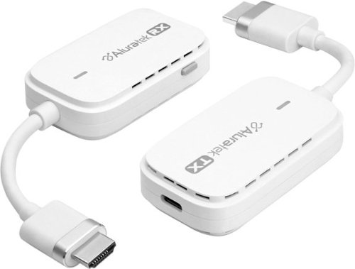 Aluratek Streamcast Pro Wireless HDMI to HDMI Transmitter and Receiver - White SHOP ONLINE