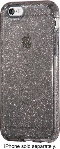  Speck - CandyShell Clear Back Cover for Apple iPhone 6 Plus and 6s Plus - Onyx, Glitter gold