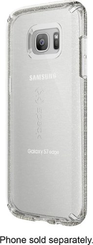  Speck - CandyShell Clear Case for Samsung Galaxy S7 edge - Clear/Glitter Gold